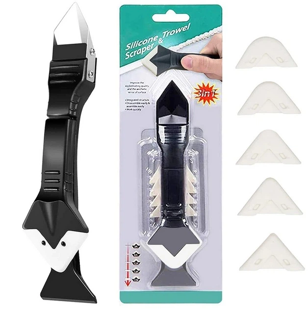 Силиконовый шпатель и скребок Silicon Towel Scrapper для удаления/нанесения силикона или герметика - изображение 5