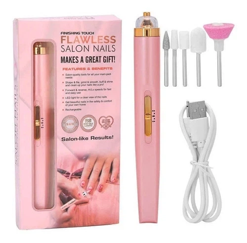 Фрезер для маникюра и педикюра Flawless Salon Nails розовый - изображение 6