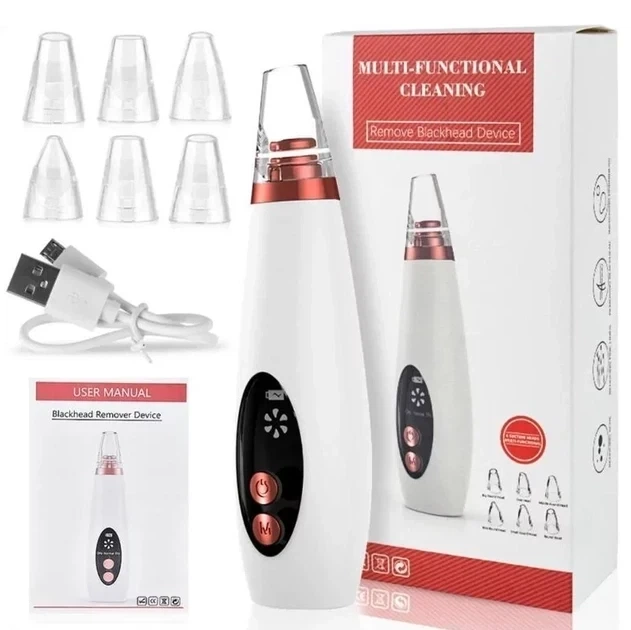 Апарат для глибокого вакуумного чищення пор обличчя Dermal Multi-Functional Cleaning - зображення 6