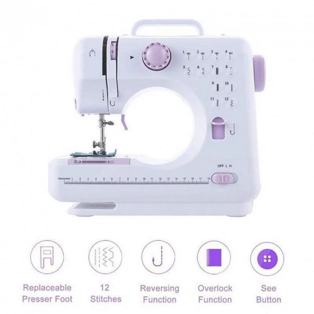 Многофункциональная швейная машинка портативная Household Sewing Machine FHSM-505 от батареек - изображение 4