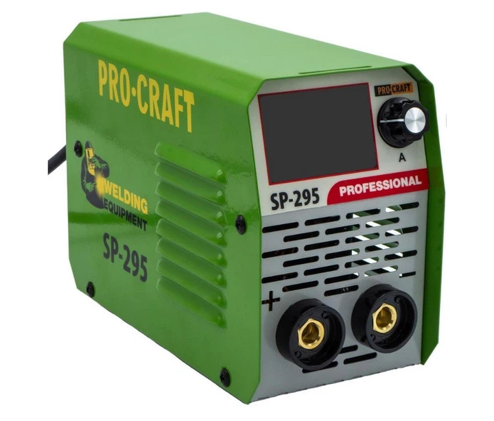Зварювальний інвертор Procraft SP-295 295А інверторний апарат MMA 220В з кейсом + маска хамелеон - Фото 8 Зварювальний інвертор Procraft SP-295 295А інверторний апарат MMA 220В з кейсом + маска хамелеон - зображення 8