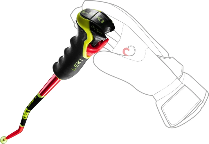 Kijki trekkingowe Leki WCR LITE GS 3D 105 cm Czerwone (4028173284924) - obraz 7