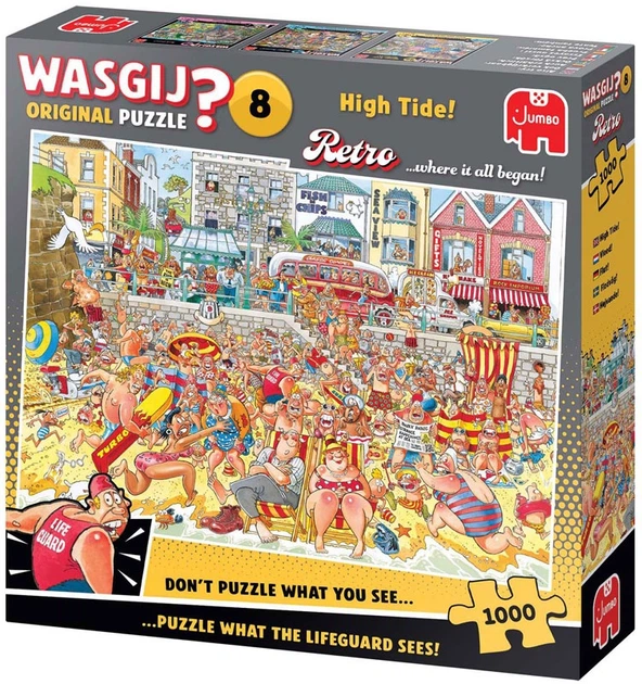 Puzzle Jumbo Wasgij? Retro Original 8 High Tide! 1000 elementów 1110100579 (8721017604006) - obraz 3
