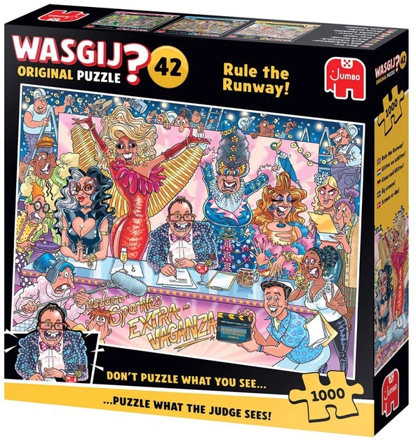 Puzzle Jumbo Wasgij? Original 42 Rule the Runway! 1000 elementów 1110100584 (8721017604051) - obraz 3