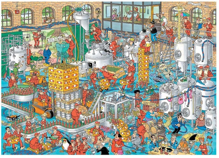 Puzzle Jumbo Jan van Haasteren The Craft Brewery 1000 elementów 1110100610 (8721017604310) - obraz 2