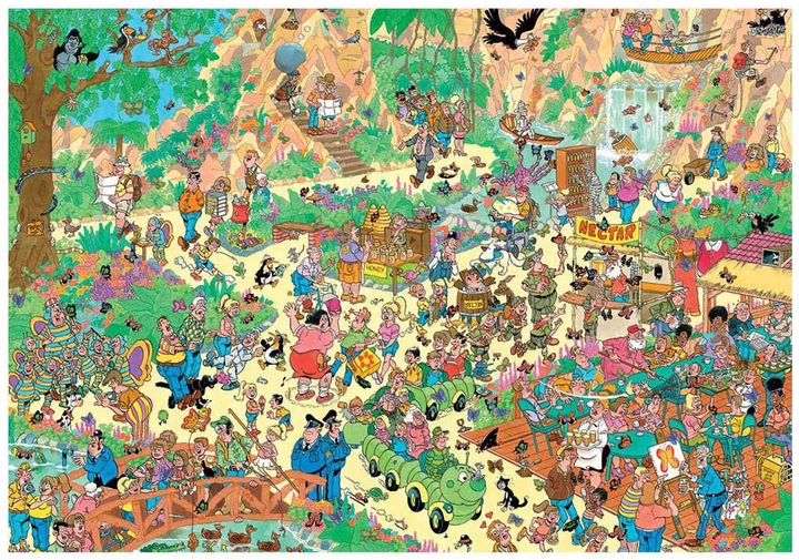 Puzzle Jumbo Jan van Haasteren Flutterly Fabulous 2000 elementów 1110100536 (8721017603405) - obraz 2