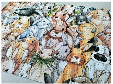 Puzzle Tactic Bunnies 200 elementów 59243 (6416739592435) - obraz 6