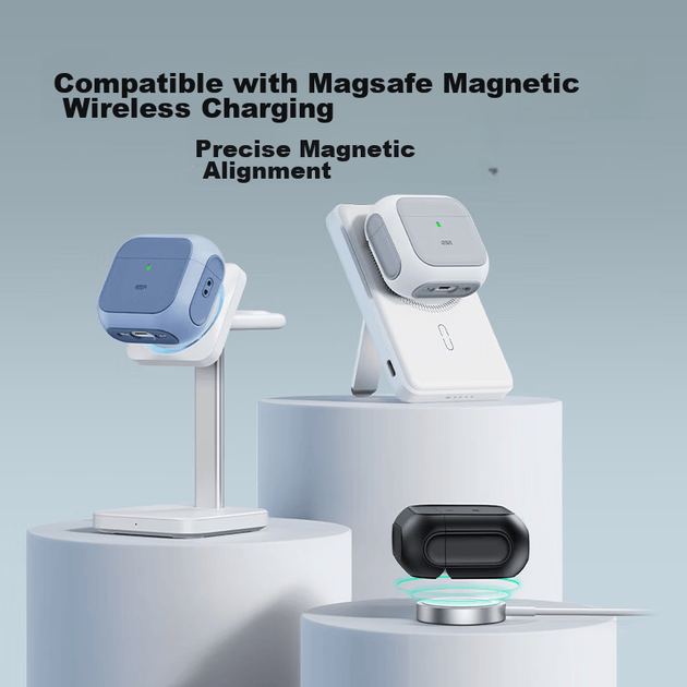 Чехол ESR для AirPods 4 с MagSafe противоударный, белый - Фото 5 Чехол ESR для AirPods 4 с MagSafe противоударный, белый - изображение 5