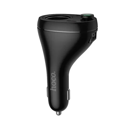 АЗП/ФМ Модулятор HOCO E88 Star 35W(2C) cigarette lighter car BT FM transmitter Black - изображение 4