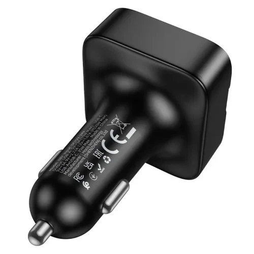 АЗП/ФМ Модулятор HOCO E87 Delta 35W(1A1C) car BT FM Black - изображение 5
