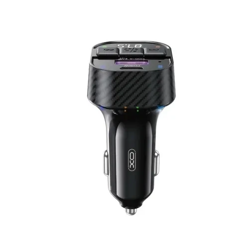 ФМ-модулятор XO BCC17 Smart Bluetooth MP3 A+C Dual Port PD30W Чорний - изображение 3