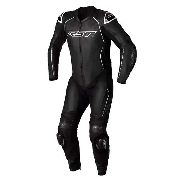 Комбинезон RST S1 CE Leather Suit - Black/Black/White - 44 - Фото 1 Комбинезон RST S1 CE Leather Suit - Black/Black/White - 44 - зображення 1