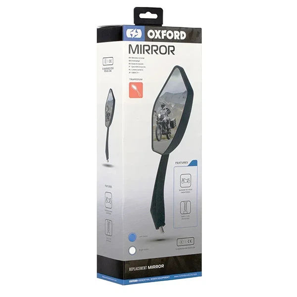 Мото дзеркало Oxford Mirror Trapezium (Ліве) - зображення 2