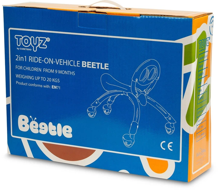Толокар Toyz Beetle 2 в 1 Зелений (5902021525515) - зображення 9