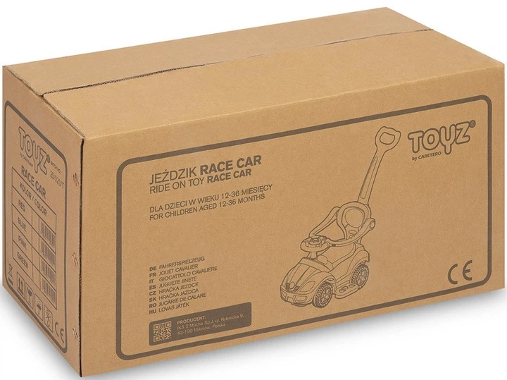 Толокар Toyz Race Car Рожевий (5903076322418) - зображення 2
