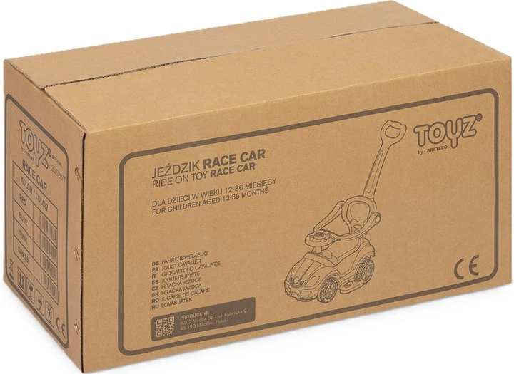 Толокар Toyz Race Car Червоний (5903076322395) - зображення 2