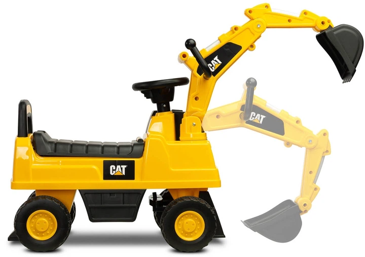 Толокар Toyz CAT Екскаватор Жовтий (5908310392844) - зображення 16