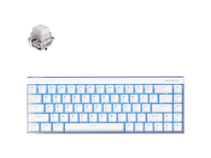 Клавіатура MCHOSE Ace 68 Air RGB Mount Tai Magnetic Switch GT Snow