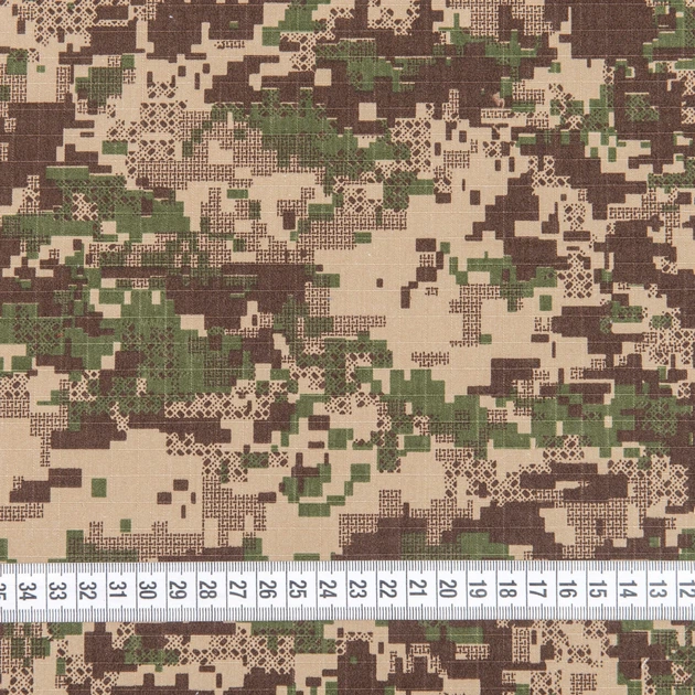 Тканина ріп-стоп 340-4-ТКЧ камуфльований Хижак (230г/м.кв150см пог.м) 184269 - зображення 3