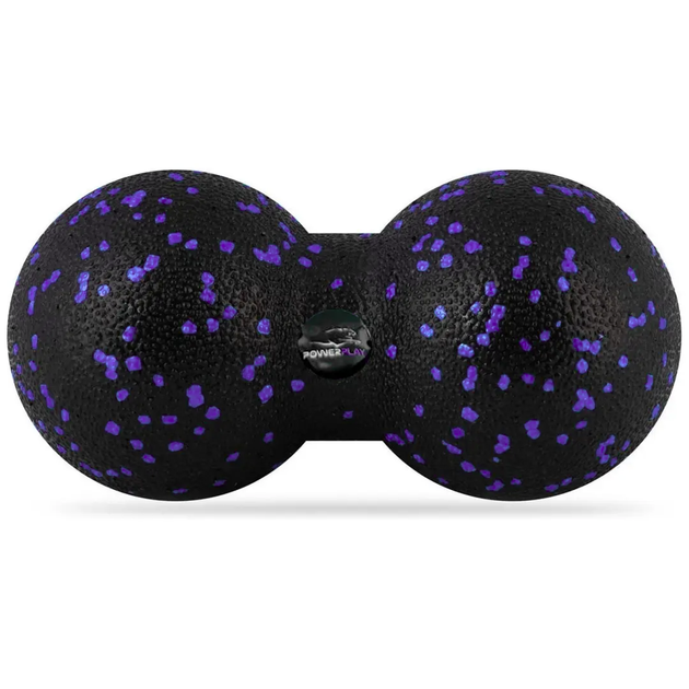 Масажний м'яч подвійний PowerPlay PP-4352 Epp foam peanut ball (d8*16cm.) Чорно/Фіолетовий - Фото 1 Масажний м'яч подвійний PowerPlay PP-4352 Epp foam peanut ball (d8*16cm.) Чорно/Фіолетовий - зображення 1