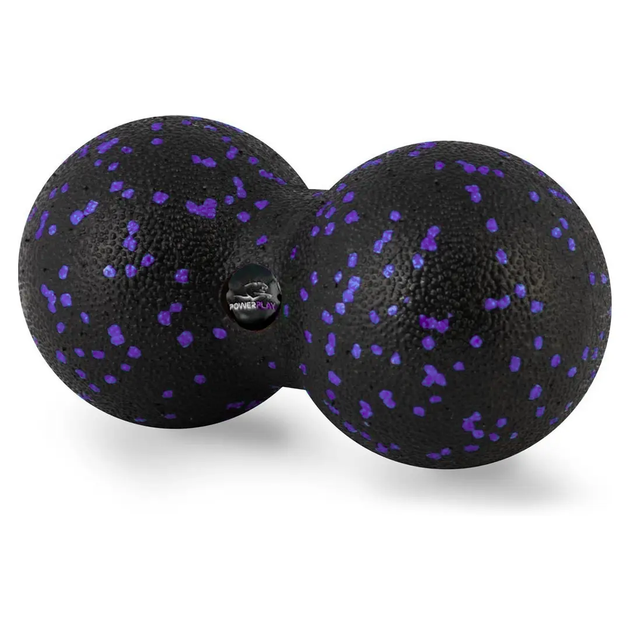 Масажний м'яч подвійний PowerPlay PP-4352 Epp foam peanut ball (d8*16cm.) Чорно/Фіолетовий - Фото 3 Масажний м'яч подвійний PowerPlay PP-4352 Epp foam peanut ball (d8*16cm.) Чорно/Фіолетовий - зображення 3