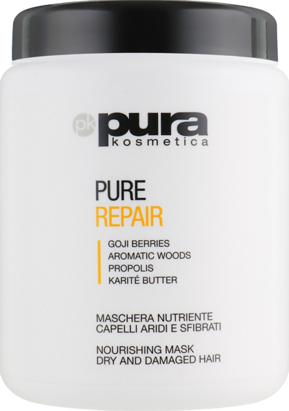 Маска Pura Kosmetica Repair відновлювальна 1000 мл (8021694060967) - Фото 2 Маска Pura Kosmetica Repair відновлювальна 1000 мл (8021694060967) - зображення 2
