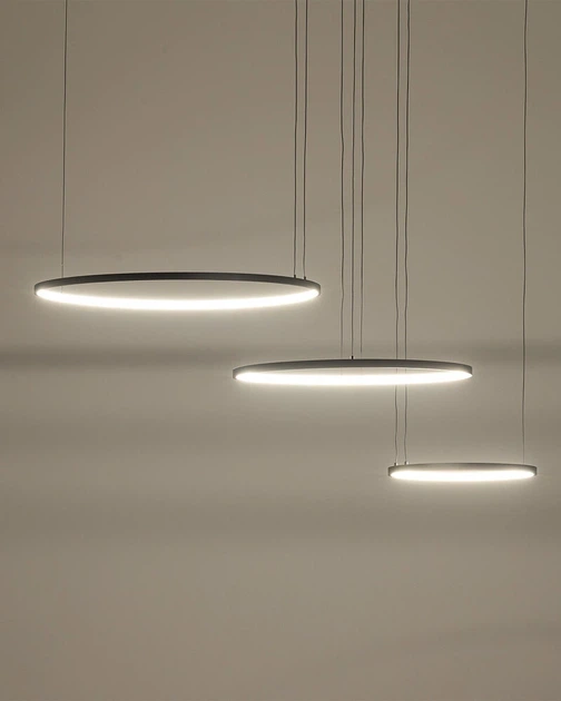 Люстра Nowodvorski Circolo Power 11648 LED 3x85W 3000K 3750Lm IP20 черная - изображение 2
