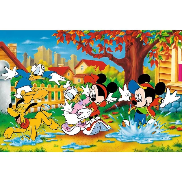 Пазли Trefl Мистецтво з паперу Disney Гра в калюжі 160 елементів (40055) - зображення 2