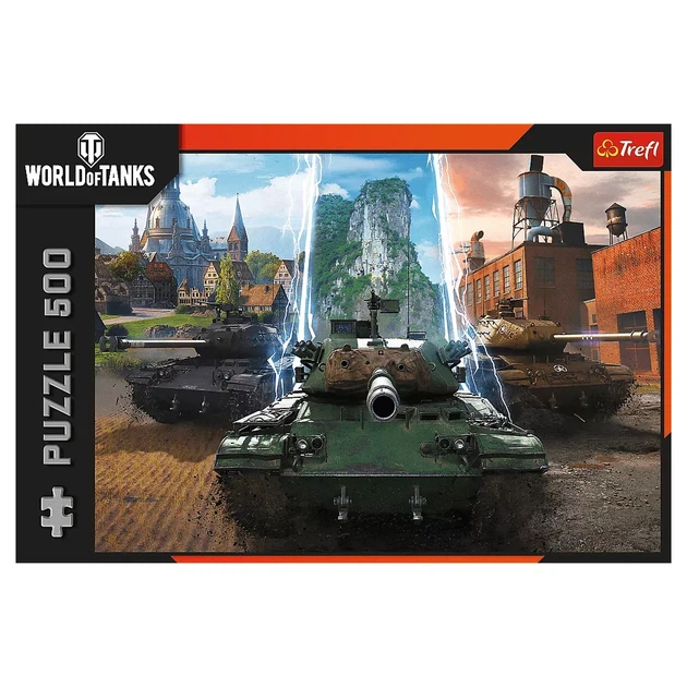 Пазлы Trefl World of Tanks Время действовать 500 эл (37535) - изображение 2