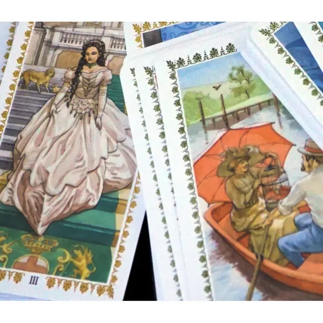 Карты Таро Романтическое (Romantic Tarot) таро для гадания,карты таро для Новачков и профессионалов - изображение 3