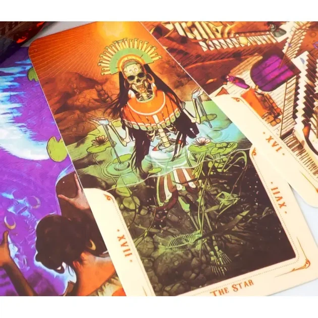 Карты Таро Святой Смерти (Santa Muerte Tarot) , таро для гадания,карты таро для Новачков и профессионалов - изображение 4