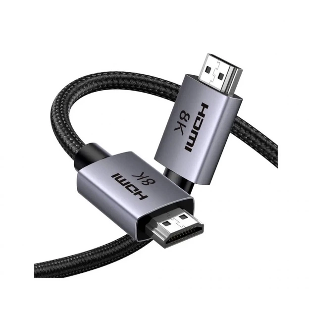 Кабель мультимедийный HDMI M to HDMI M 2.0m 8K black Ugreen (25910) (345446) - Фото 2 Кабель мультимедийный HDMI M to HDMI M 2.0m 8K black Ugreen (25910) (345446) - изображение 2