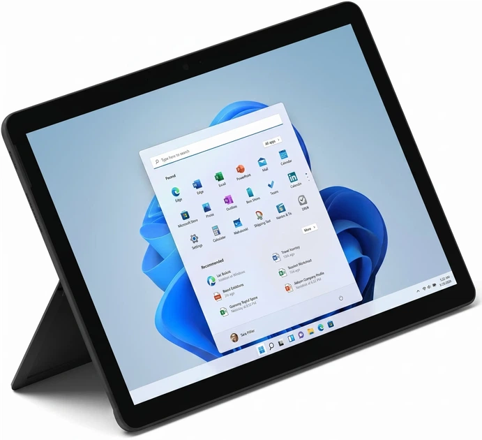 Планшет 10.5" Full HD Microsoft Surface Go 3 4G/LTE Intel Pentium 6500Y RAM 8GB SSD 128GB 11ч батарея Win11 Магниевый корпус Черный - Уценка - изображение 2