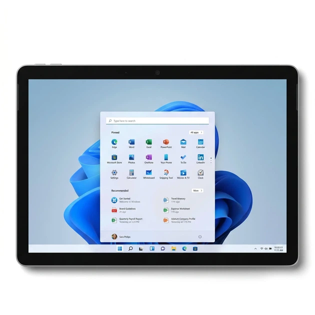 Планшет 10.5" Microsoft Surface Go 3 Intel Pentium 6500Y RAM 8GB SSD 128GB 11ч батарея Win11 Магниевый корпус Платиновый - Уценка - изображение 2