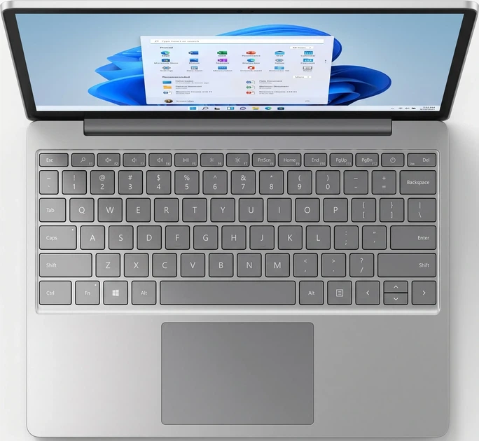 Сенсорний ноутбук 12.45" Microsoft Surface Laptop Go 2 Intel Core i5-1135G7 RAM 8GB SSD 256GB 13год батарея Win11 Алюмінієвий корпус (UKR) - зображення 2