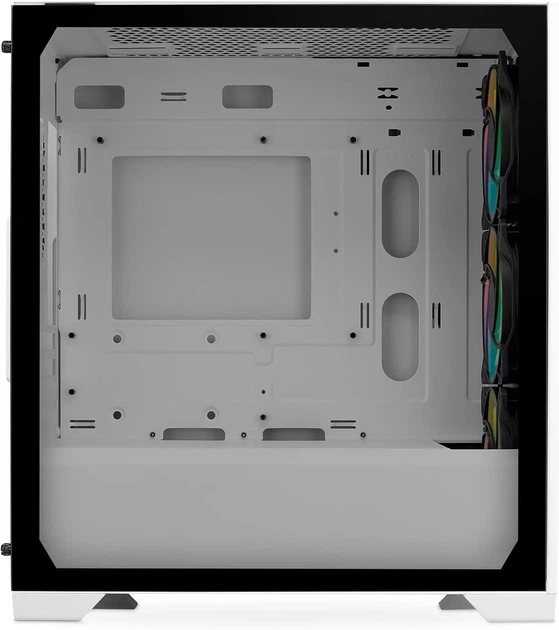 Корпус Cooler Master Elite 301 ARGB White / Micro-ATX / Mini-ITX / 3x120mm ARGB / Glass / USB Type-C - изображение 6