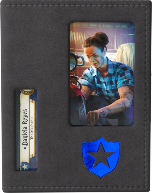 Pudełko na karty Gamegenic Arkham Horror – Talia Badacza Tome – Strażnik Czarno-niebieskie (4251715421284) - obraz 12