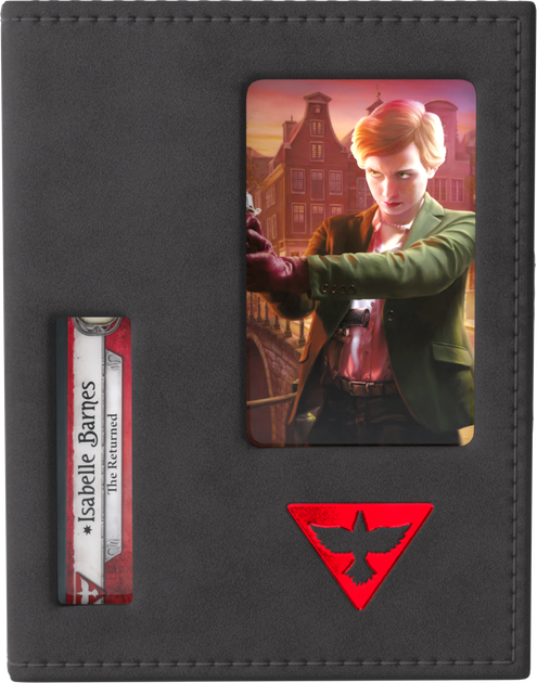 Pudełko na karty Gamegenic Arkham Horror – Talia Badacza Tome – Ocalały Czarno-czerwone (4251715421291) - obraz 13