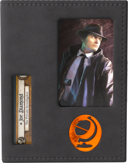 Коробка для карт Gamegenic Arkham Horror - Investigator Deck Tome - Seeker Чорно-помаранчева (4251715421314) - зображення 13