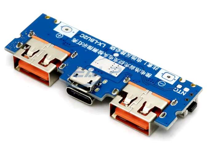 Модуль повербанка зарядки и разрядки Li ion 3.7 V для 18650 2 USB 5 V 2.4 A - Фото 2 Модуль повербанка зарядки и разрядки Li ion 3.7 V для 18650 2 USB 5 V 2.4 A - изображение 2