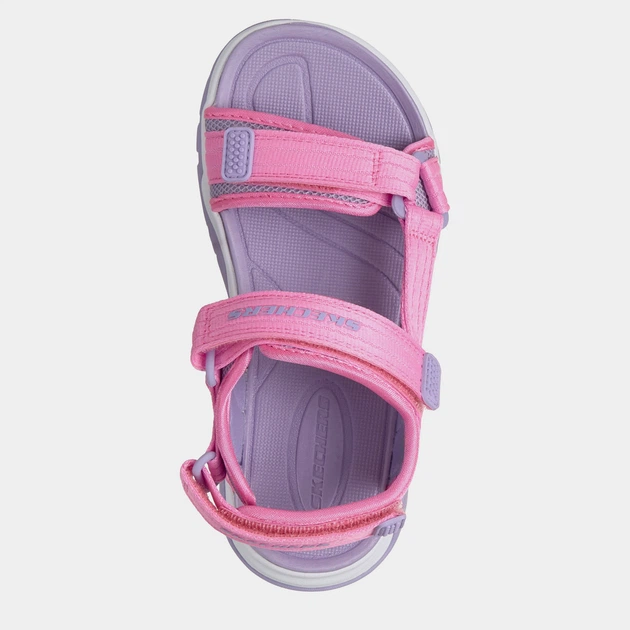 Подростковые спортивные сандалии для девочки Skechers 303221L PKLV 35 Розовые (199252348869) - изображение 4