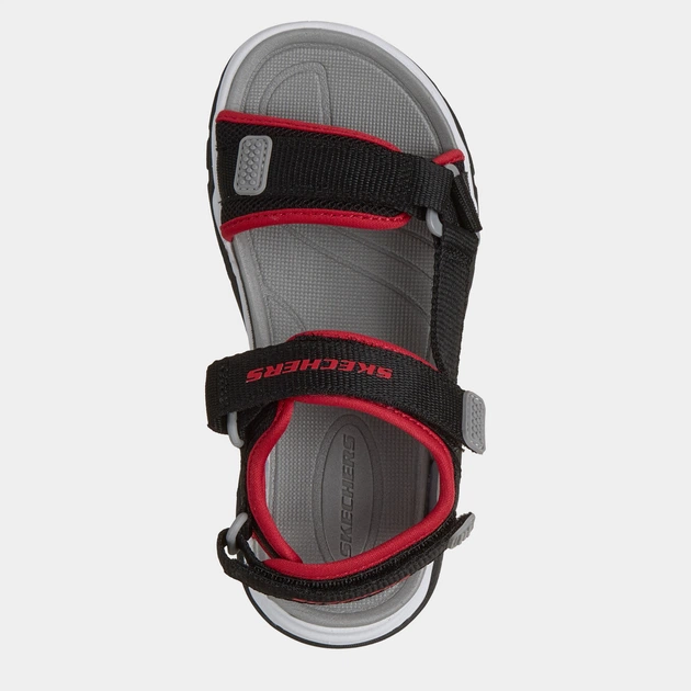 Детские спортивные сандалии для мальчика Skechers 407013L BKRD 33.5 Красный/Черный (199252410658) - изображение 4