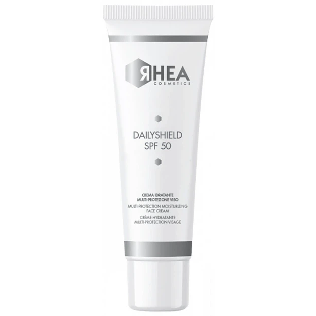 Мультизащитный увлажняющий крем для лица Rhea Cosmetics DailyShield SPF50 30 мл - Фото 1 Мультизащитный увлажняющий крем для лица Rhea Cosmetics DailyShield SPF50 30 мл - изображение 1
