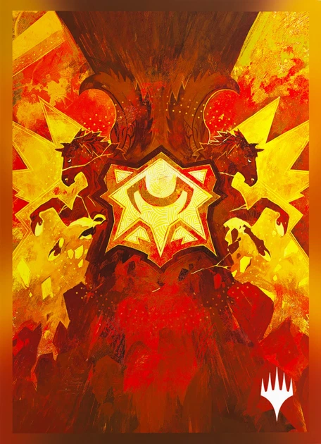 Koszulki na karty Gamegenic Magic the Gathering - Sekrety Strixhaven - Lorehold - Premium Art 105 szt. (4251715423264) - obraz 2