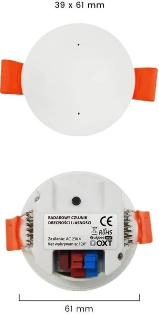 Czujnik obecności OXT jasności T150 (5904496829938) - obraz 3