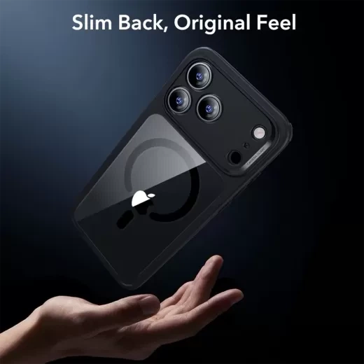 Чехол ESR Classic Hybrid Magnetic Case (Camera Control) Clear Black для iPhone 17 Pro (1A86300301) - изображение 5