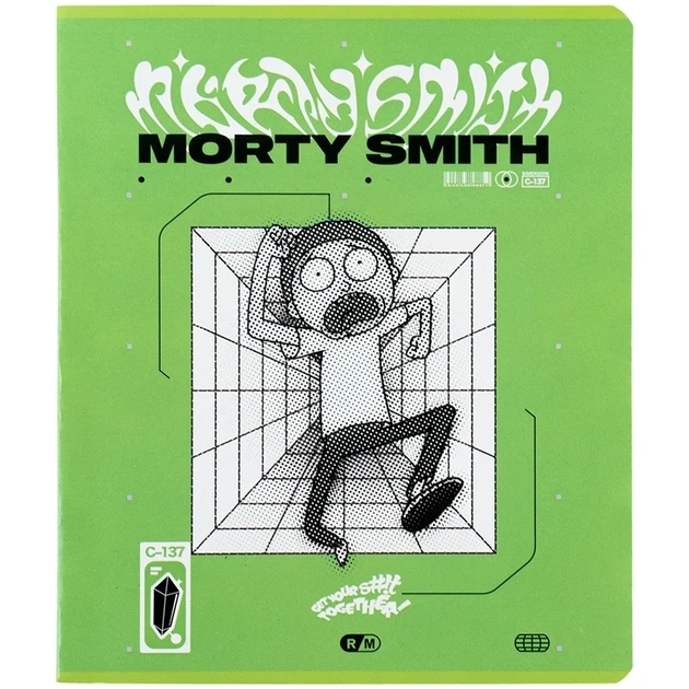 Зошит шкільний Kite Rick and Morty RM24-259, 48 аркушів, клітинка - зображення 6