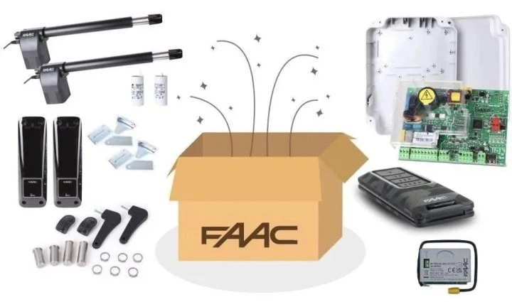 Zestaw automatyki do bram dwuskrzydłowych FAAC Alfa SHORT FDS - 414 do 6 m (8055195069204) - obraz 11