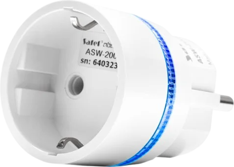 Gniazdko inteligentne Satel be wave Schuko Smart Plug F W  ABAX2 ASW-200 F-W (5905033338692) - obraz 2