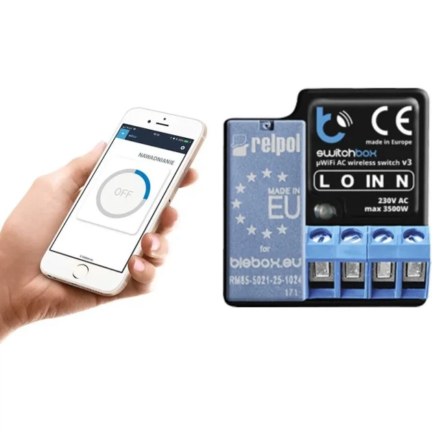 Модуль реле Blebox switchbox v3 (5900168580022) - зображення 2